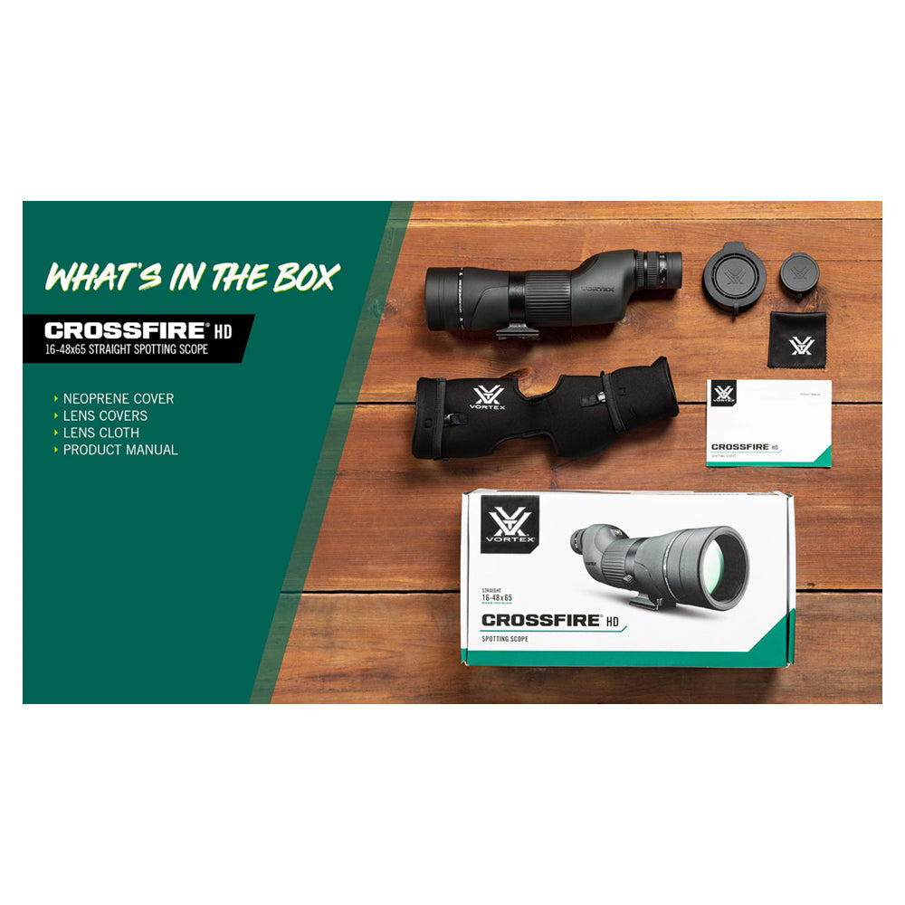 Vortex crossfire hd 16-48x65 spotting scope lige