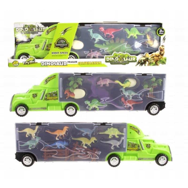 Jonotoys dinosaur lastbil 24 stykker, 47 cm lang