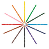 Bic farveblyanter ecolutions evolution syntetisk harpiks genanvendt assorteret 12 stk.