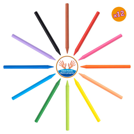 Bic Kids Plastidecor Color Chalk, 18 ..