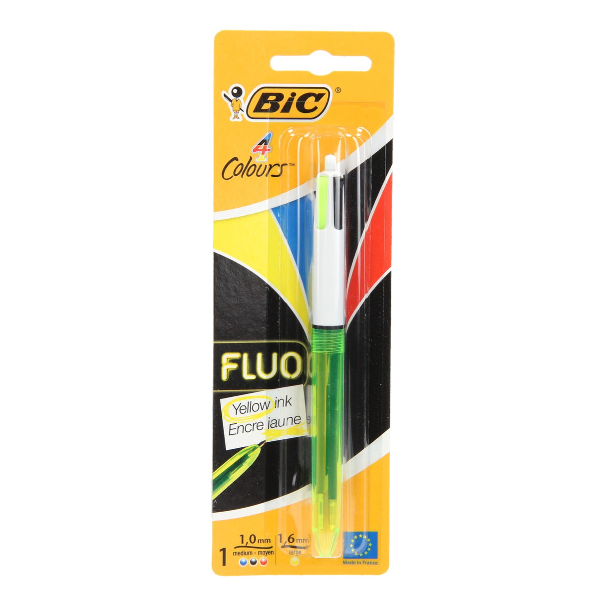 Bic Multi -Color Pen fluorescerende