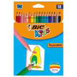 Bic børn tropiccolors, 18 stk.