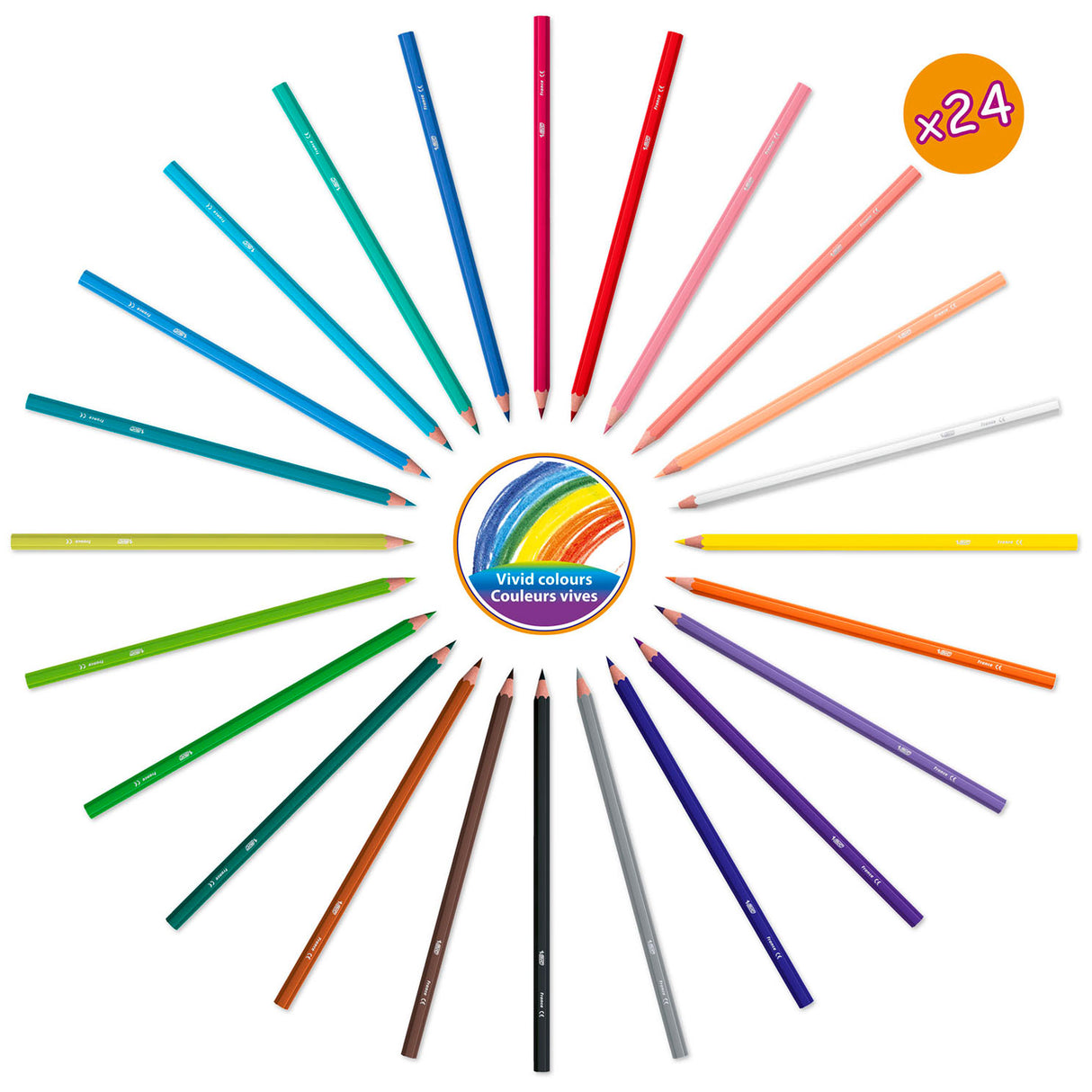 Bic børn tropiccolors, 18 stk.