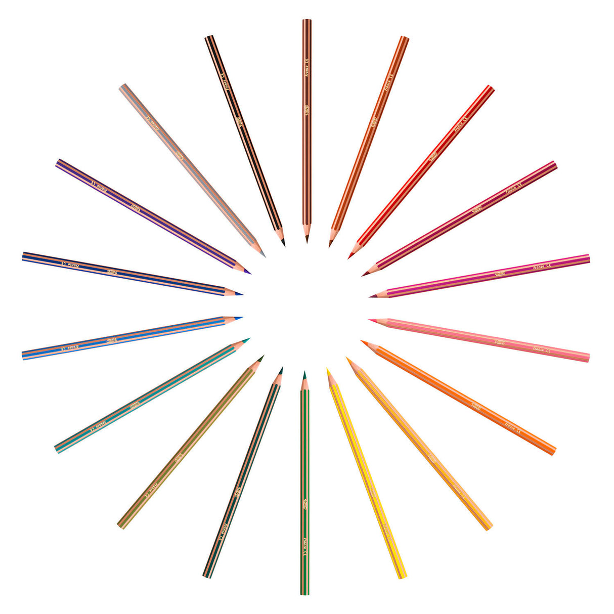 Bic børn tropiccolors, 18 stk.