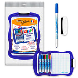 Bic Velleda Whiteboard med 8 markører