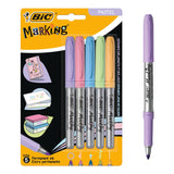 Bic Intensity Felt -tip Pens permanent pastel, 5 ..