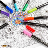 Bic Intensity Fineliners Pastel, 12 ..