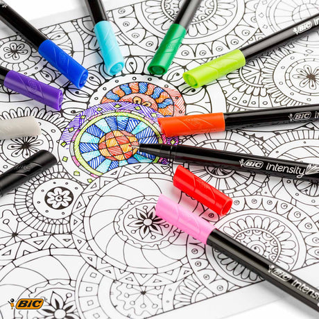 Bic Intensity Fineliners Pastel, 12 ..
