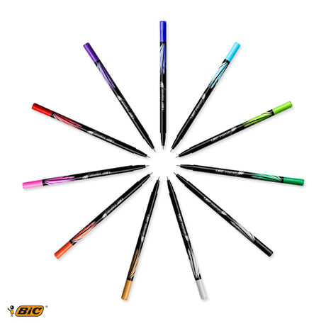 Bic Intensity Fineliners Pastel, 12 ..