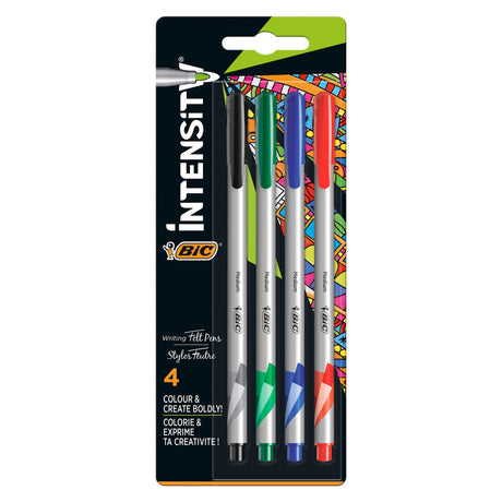 Bic Intensity Fineliners Medium, 4 ..