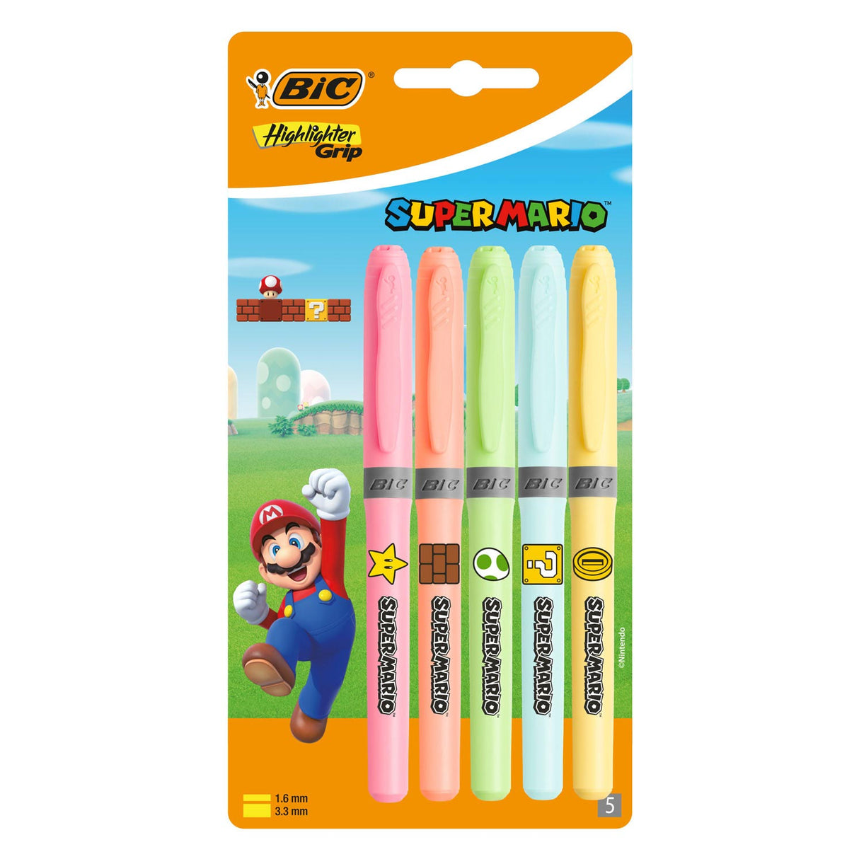 Bic Super Mario Markers, 5 ..