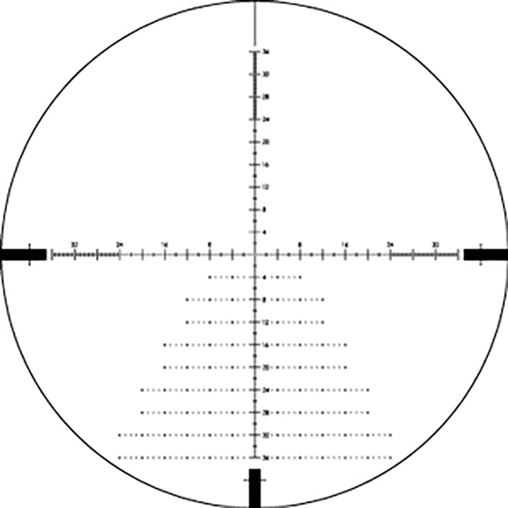 Vortex Diamondback Tactical 4-16x44 FFP riffelsigte, EBR-2C sigtemiddel (MOA)