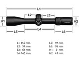 Vortex Diamondback Tactical 4-16x44 FFP riffelsigte, EBR-2C sigtemiddel (MOA)