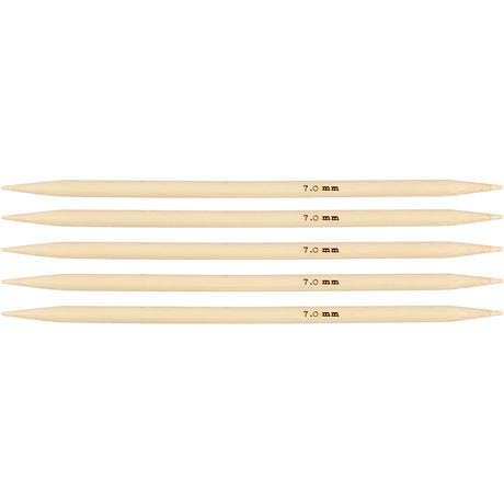 Creativ firmastrømper strikkepinde, L: 20 cm, str. 7 mm, 1 sæt