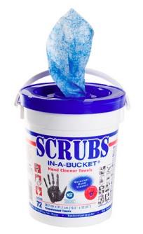 Rocol scrubs i spand 72stk.