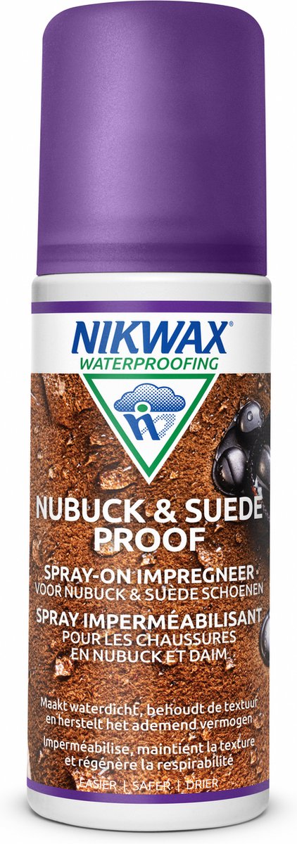 Nikwax nubuck ruskindssikker spray-on, imprægneringsmiddel - 125 ml