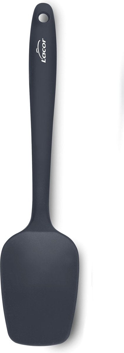 Lacor rektangulær ske - silikone - 27,5 cm - grå - BPA fri
