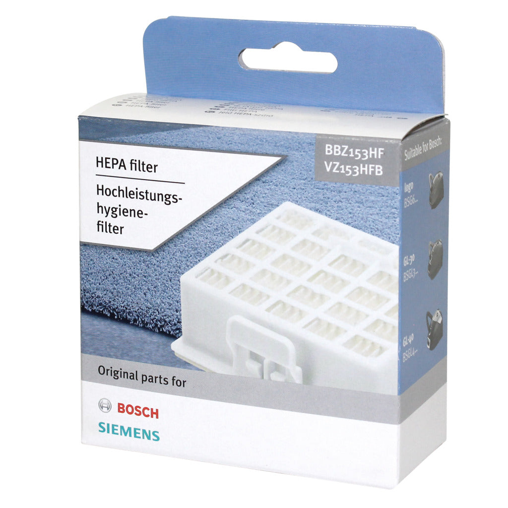 Bosch bbz153hf hepa filter til bsgl3 bsg 6