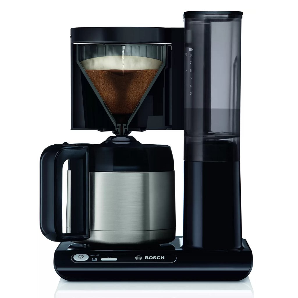 Bosch tka8a053 stiline kaffemaskine sort rustfrit stål