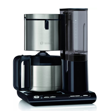 Bosch tka8a683 styline kaffemaskine + termokande rustfrit stål sort