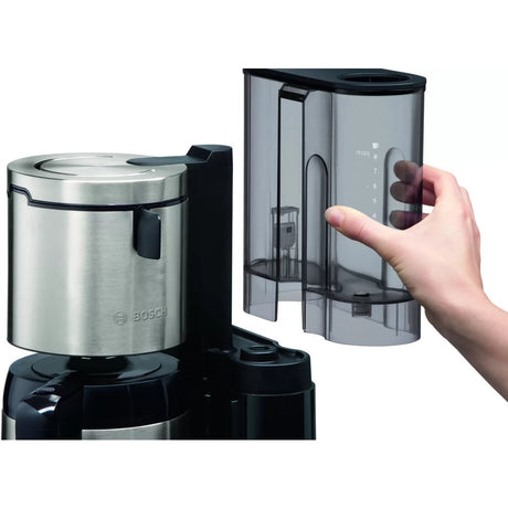 Bosch tka8a683 styline kaffemaskine + termokande rustfrit stål sort