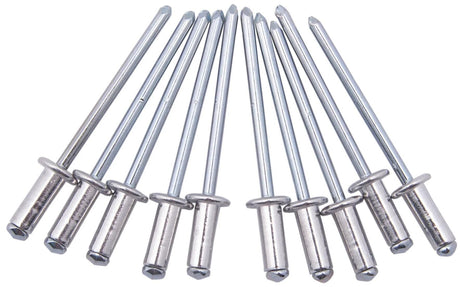 Dresselhaus blindnitte blindnitter 4,0 x 10,0mm aluminium stål, fladt hoved