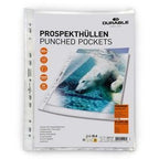 Perforerede show covers holdbare gennemsigtige 100 stk