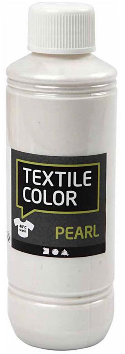 Creativ Company Textile Color -Covering Textile Paint - Base Pearl, 250 ml