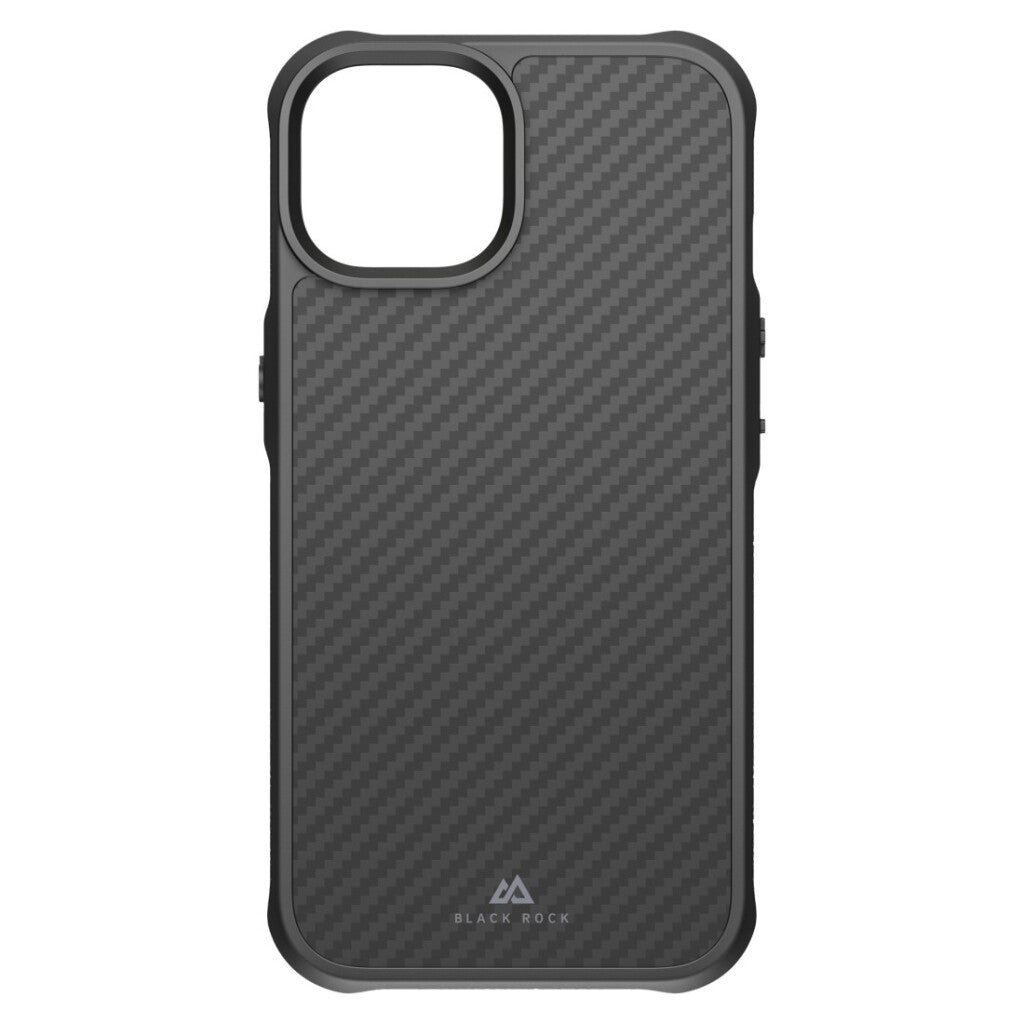 Sort rock robust carbon cover til Apple iphone 14 sort