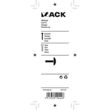 Mack 1017337 - plastbetræk brun 40 stk | 10 stk