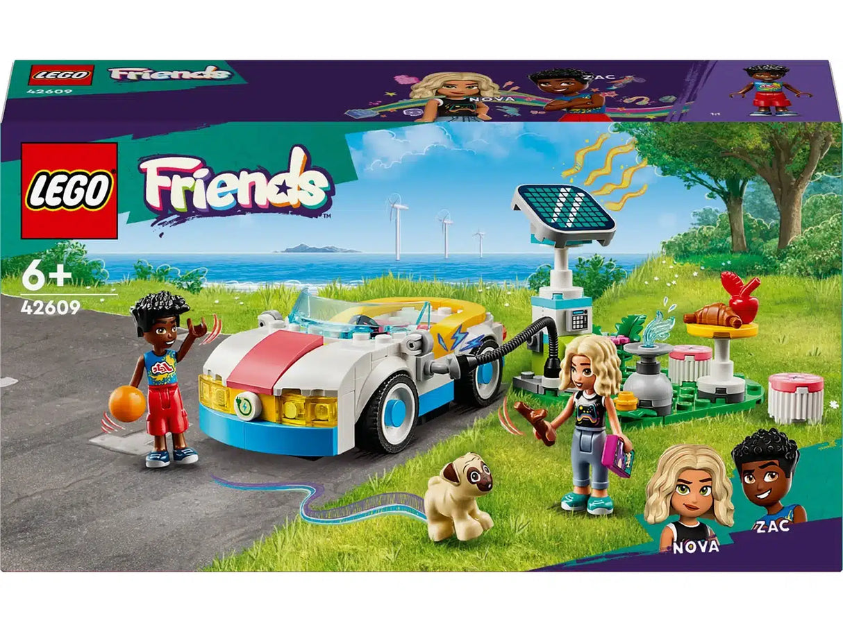 Lego friends elbil med ladepunkt 42609