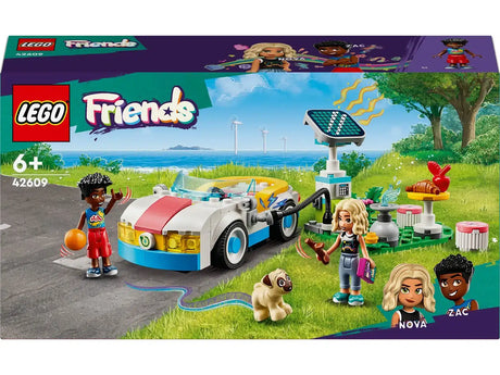 Lego friends elbil med ladepunkt 42609