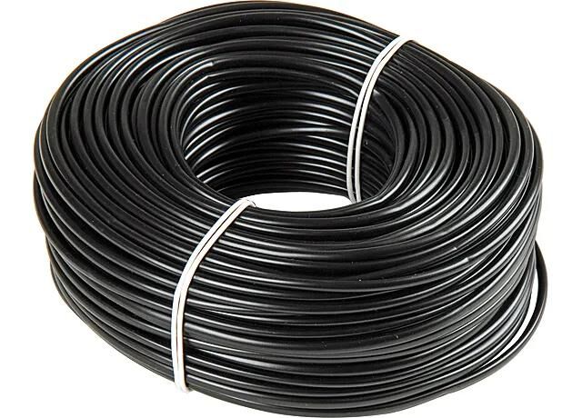 Herth+bus kabelmuffe isoleringsrør 3 mm 50m blød PVC sort