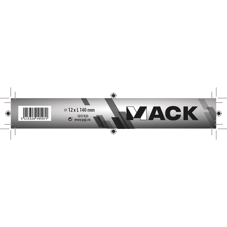 Mack 1017430 - trægevindbolt stål galvaniseret 1 stk 12 x 140 mm | 10 stk