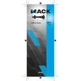 Mack 1017576 - træbolt + møtrik galvaniseret stål 5 stk m7 x 40 mm | 5 stk