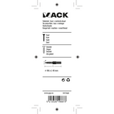 Mack 1017668 - pinde ende træ + meter. tråd kond. 5 stk m6x40 | 10 stk