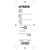 Mack 1017782 - skrueøje stål hvid 10 stk 2,3 x 10 mm | 10 stk