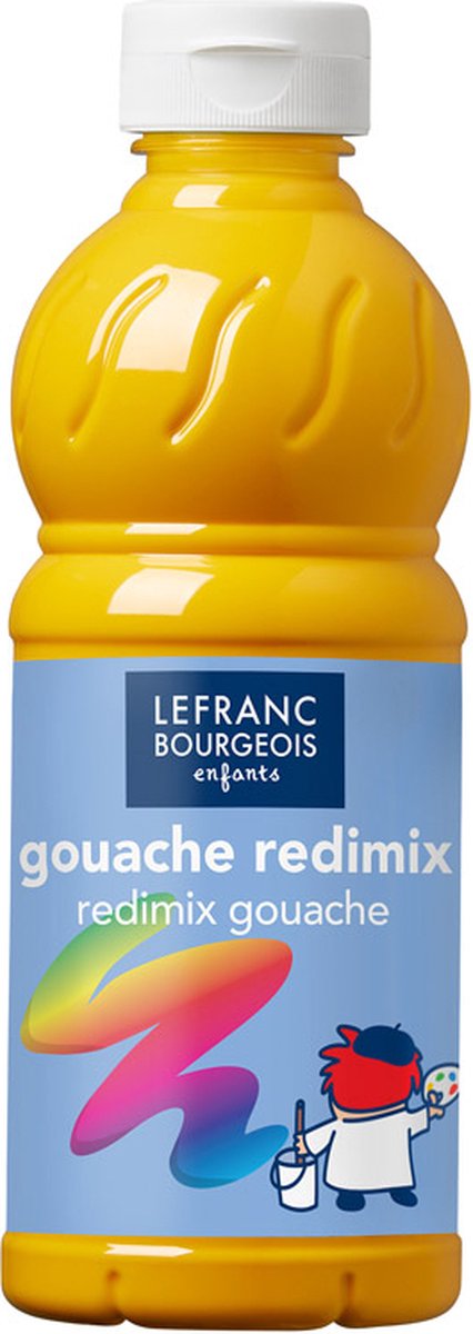 Lefranc bourgeois l b gouache maling redimix gul okker 500ml