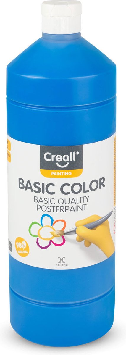 Creall skolemaling blå, 1 liter
