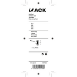Mack 1017854 - rammekrog stål messingbelagt 10 stk 8 x 29 mm | 10 stk