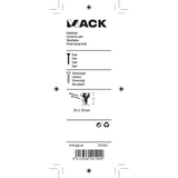 Mack 1017855 - rammekrog stål messingbelagt 6 stk 20 x 30 mm | 5 stk