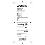 Mack 1019744 - spånplade skrue vz hoved rustfrit stål 9 stk 4,0 x 45 mm | 10 stk