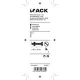 Mack 1019818 - metal skrue cyl. hoved + møtrik rustfrit stål 12 stk m3x16 | 10 stk