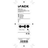 Mack 1019844 - tapbolt + møtrik rustfrit stål 3 stk m6x50 | 10 stk