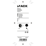 Mack 1019853 - sekskantmøtrik rustfrit stål a2 8 stk m8 | 10 stk