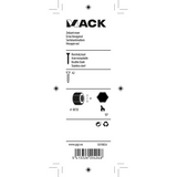 Mack 1019854 - sekskantmøtrik rustfrit stål a2 4 stk m10 | 10 stk