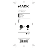 Mack 1019859 - sekskantet låsemøtrik rustfrit stål a2 4 stk m 8 | 10 stk
