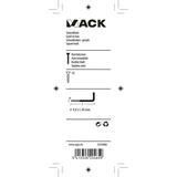 Mack 1019900 - skrue tommelfinger rustfrit stål 3 stk 4,0x40 mm | 10 stk