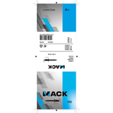 Mack 1020315 - 80 blindhæfteklammer aluminium 4,0x12mm | 5 stk