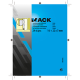 Mack 1047669 - lyddæmper selvklæbende brun 16 + 22x7 mm 24 stk | 12 stk